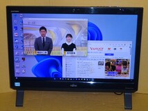 富士通21.5型ワイドモニタ一体型 Win11 22H2 Core i7 office 1TB 地デジ・BS・CS 搭載 FH56RD　難有_画像4