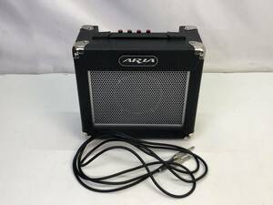 【6630】[1円~] ARIA 小型 ギターアンプ AG-10X ブラック GUITAR AMP 通電のみ確認済み 現状品