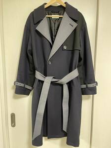 TAUPE 20AW SWITCHING COAT トープ 変形トレンチコート NAVY ネイビー ウール