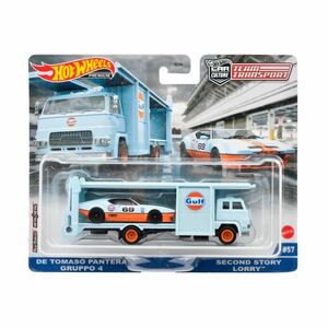 11月アソート！デトマソ パンテーラグルッポ4 ホットウィールチームトランスポート ガルフカラー Gulf Hotwheels 