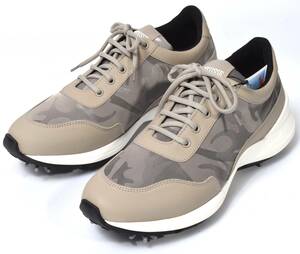  unused 4.9 ten thousand LOTTUSSE GOLFrotuse Golf men's Jaguar do camouflage spike golf shoes 40 (25.5)