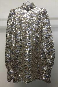 AW2002 MARC JACOBS HAUTE COUTURE SPANGLED DRESS マークジェイコブス オートクチュール スパンコール パーティ ドレス