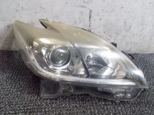 ★激安!★ZVW30 プリウス 後期 純正 ノーマル HID キセノン ヘッドライト ヘッドランプ 右 運転席側 KOITO 47-52 点灯OK / 2Q9-349