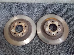 ★激安!★FD3S RX-7 RX7 純正 ノーマル リア リヤ ブレーキローター 295mm 16インチ 5穴 PCD114.3 左右 13B ロータリー / 4Q5-1714