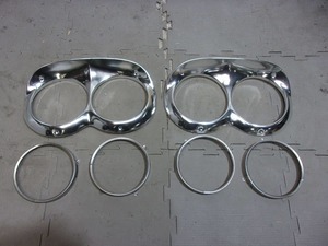 * super-discount!* Chevrolet 58 Impala coupe original?li Pro? head light headlamp head light ring Ame car / Q3-1972