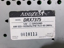 ★激安!★ADDZEST アゼスト DRX7375 CDデッキ CDプレーヤー 1DIN 35W×4 / Q9-955_画像5