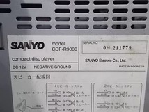 ★激安!★SANYO サンヨー CDF-R9000 CDデッキ CDプレーヤー オーディオ チューナー 1DIN / 2J10-249_画像2