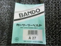 ★新品!★BANDO バンドー化学 A27 カークーラーベルト Vベルト エアーコンディショナーベルト / 2H5-1274_画像3