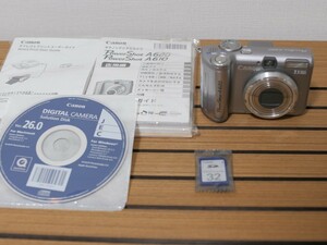 【送料無料】Canon PowerShot A620 デジタルカメラ キャノン デジカメ 乾電池駆動