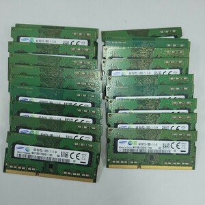 【20枚セット】4GB DDR3 SAMSUNG 1R×8 PC3L-12800S-11-13-B4 S.O.DIMM 204pin ノートPCメモリ まとめ売り 業者様向け【動作確認済】P02020