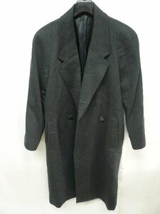 EMB-63246-08 PURE CASHMERE カシミヤ コート 黒 ブラック サイズ9R