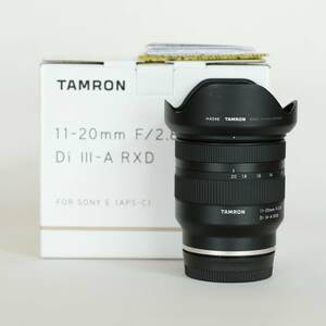 [美品] TAMRON 11-20mm F2.8 DiIII-A RXD (Model B060) [ソニーE用] / 超広角ズーム / ソニーEマウント / APS-C用