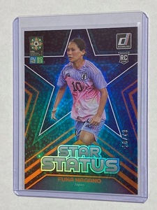 2023 Panini Donruss FIFA Women's World Cup Rookie Star Status Orange Fuka Nagano /49 永野 風花 ルーキー