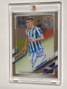 Topps Real Sociedad Chrome Set Ander Barrenetxea /44 アンデル・バレネチェア 直書きサインカード