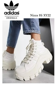 * rare *adidas Originals Nizza Hi XY22 thickness bottom White ( approximately 24.5cm)