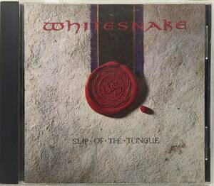 [ pre object ] CD * WHITESNAKE * SLIP OF THE TONGUE * 1989 year * foreign record secondhand goods 