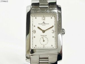 ★ BAUME&MERCIER ボーム＆メルシエ ハンプトン TIFFANY&CO. ティファニー Wネーム MV045063 クォーツ スモセコ 腕時計 2759H12-16