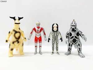 ★当時物 フィギュア 4体 おまとめ BANDAI バンダイ ウルトラマン ゾフィ ダダ シーボーズ エレキング 円谷プロ ソフビ 人形 1266K8.