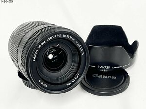 ★Canon キャノン ZOOM EF-S 18-135mm 1:3.5-5.6 IS 一眼レフ カメラ レンズ EW-73B フード 14904O5-7