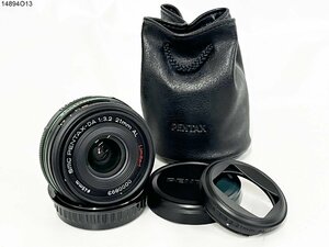 ★ペンタックス smc PENTAX-DA 1:3.2 21mm AL Limited 一眼レフ カメラ レンズ MH-RBA 43mm フード ケース付 14894O13-7