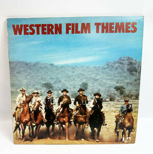 中古 2枚組 LPレコード WESTERN FILM THEMES サウンドトラック 西部劇テーマ 全曲集 GEM1233 4 11-20