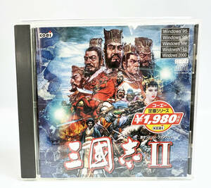 帯付き KOEI コーエー 定番シリーズ 三國志Ⅱ CD-ROM Windows PCゲーム 11-20