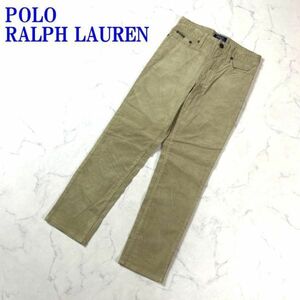 ポロラルフローレン コーデュロイパンツ ベージュ POLO RALPH LAUREN ストレート カジュアルパンツ 10 150相当 C7813