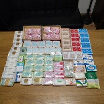 1円～ 固形石鹸 87個 大量まとめ売り cow 資生堂 LUX他 スキンケア ギフト 贈答品 美容石けん ソープ まとめ セット売り_画像1