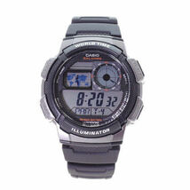 【新品】【箱無し】カシオ CASIO 腕時計 メンズ レディース AE-1000W-1BV クォーツ 液晶 ブラック_画像2