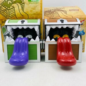 中古品 スクウェア・エニックス ドラゴンクエスト AM 光る貯金箱 ミミック＆ひとくいばこ 2種セット