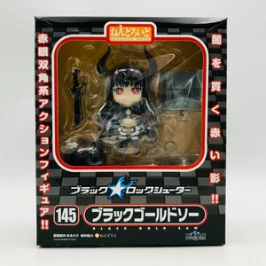 新品未開封 グッドスマイルカンパニー ねんどろいど 145 ブラック★ロックシューター ブラックゴールドソー