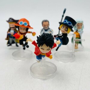 中古品 ワンピース ワンピの実 第三海戦 ルフイ サボ エース ロジャー レイリー ガープ 6種セット