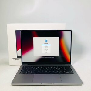 美品 MacBook Pro Touch ID 14インチ (Late 2021) Apple M1 Pro 8コア/16GB/SSD 512GB スペースグレイ MKGP3J/A