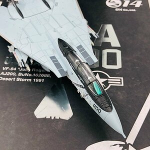 中古品 エスワンフォー Aviation Fighters Series 016 1/144 F-14A トムキャットTomcat U.S.NAVY200