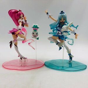 ジャンク メガハウス エクセレントモデル ハートキャッチプリキュア 1/8 キュアブロッサム キュアマリン 2種セット