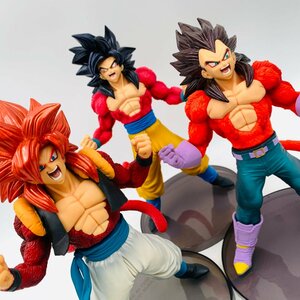 中古品 ドラゴンボールGT BLOOD OF SAIYANS 孫悟空 ベジータ ゴジータ 超サイヤ人4 3種セット