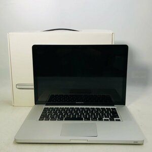 ジャンク MacBook Pro 15インチ (Early 2011) Core i7 2.0GHz/4GB/500GB MC721J/A