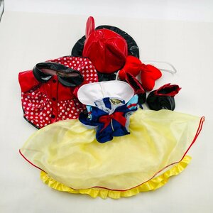 中古品 ディズニー ユニベアシティ ミニーレインコート 白雪姫 アウトフィット 衣装 洋服 セット