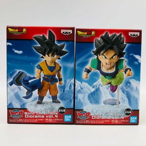 新品未開封 WCD World Collectable Diorama vol.4 ワーコレジオラマ ドラゴンボール超 ブロリー 孫悟空 2種セット