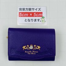 中古品 ツイステッドワンダーランド サマンサタバサ Samantha Thavasa Petit Choice オクタヴィネル寮 折財布_画像2