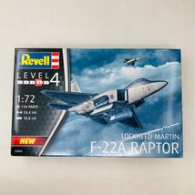 新品未組立 レベル 1/72 LOCKHEED MARTIN F-22A RAPTOR F-22A ラプター_画像1