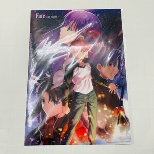 新品未開封 劇場版 Fate/stay night [Heaven's Feel] I.presage flower 早期予約特典 A3クリアポスター