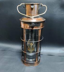 アルコールランプ ランタン 香港製 レトロ アンティーク 銅製 ブロンズ 