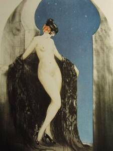 Art hand Auction Louis Icart, Spanish Night, From a rare limited edition framing art book, Brand new with high-quality frame, In good condition, free shipping, Painting, Oil painting, Portraits