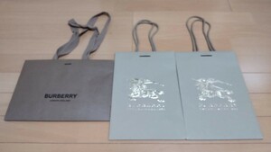 BURBERRY バーバリー ショップ袋 紙袋 3枚セット