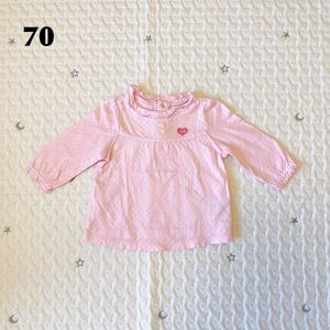 ミキハウス　長袖Ｔシャツ　ロンＴ　子供服　ベビー服　赤ちゃん　女の子　70