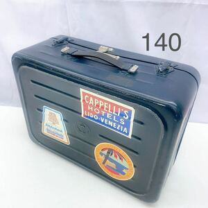 11AA10 ヴィンテージ アルミ アタッシュケース 素人採寸43×32×18cm USA 軍用 アメリカ軍 昭和レトロ ミリタリー 中古 現状品