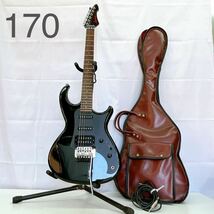 11AC44 エレキギター Aria Pro2 アリアプロ2 RS WILDCAT 弦楽器 コード ソフトケース付き 中古 現状品_画像1