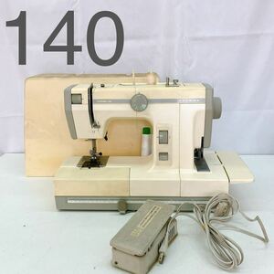 11AD65 JANOME ジャノメ ミシン MODEL 2000 フッドペダル 昭和レトロ ハンドクラフト 手工芸 裁縫 裁縫道具 中古 現状品 通電OK 動作未確認