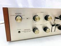 11AB55 Pioneer パイオニア SA-100 ステレオプリメインアンプ オーディオ機器 中古 現状品_画像4